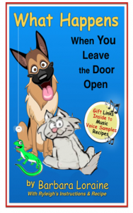 WHAT HAPPENS WHEN YOU LEAVE THE DOOR OPEN BOOK COVER IMAGE